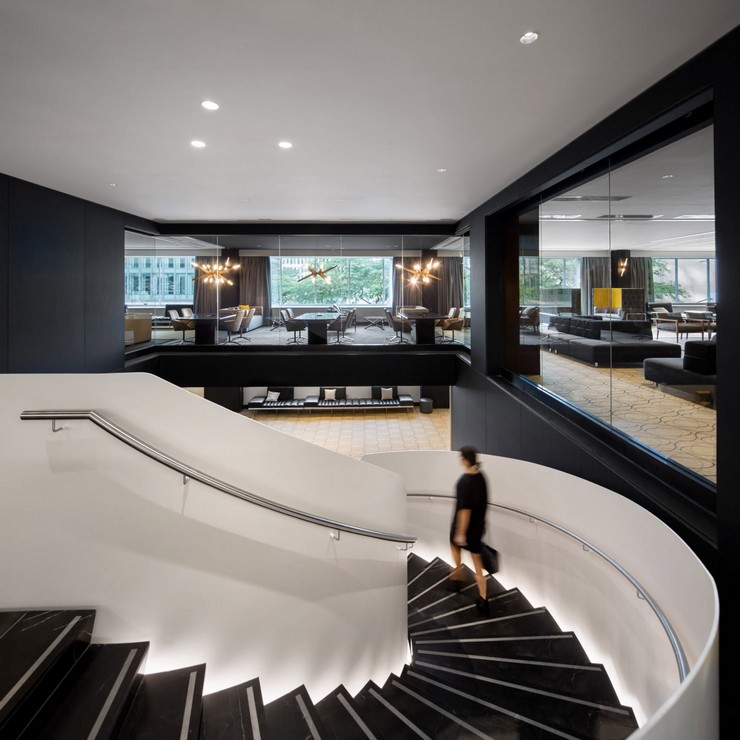 Montreal's Iconic Fairmont Queen Elizabeth Hotel Gets A Makeover | Sid Lee Architecture has finished a big renovation for one of the most prestigious hotels in Montreal. #hoteldesign #montrealdesign #interiordesign