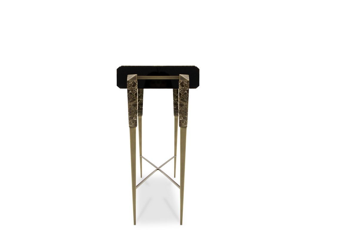 The Spear Console: An Interior Design Masterpiece In Black And Gold