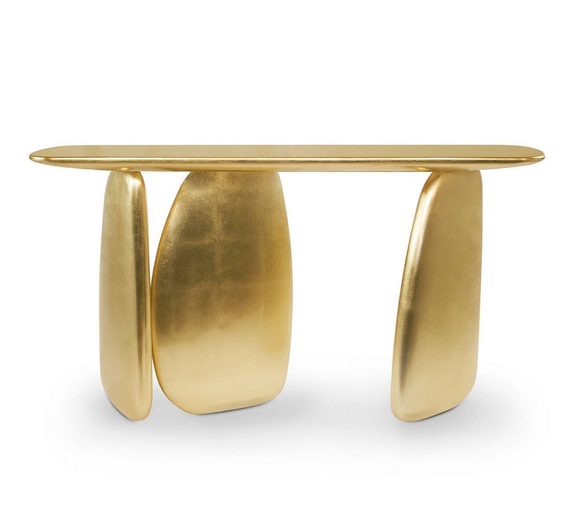 Bespoke Golden Consoles Tables To Make Your Living Room Shine