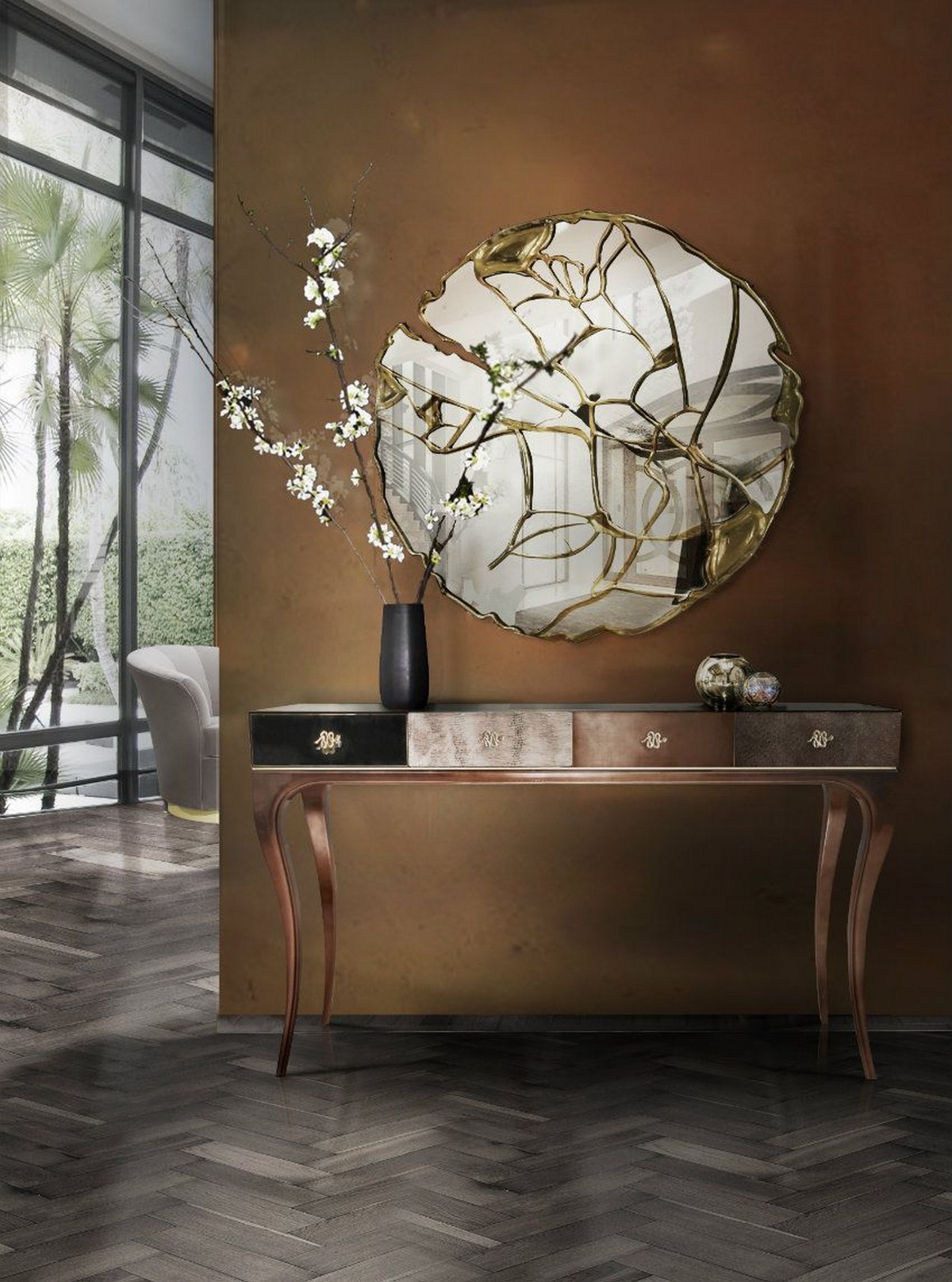 Modern Mirrors To Match Your Console Table