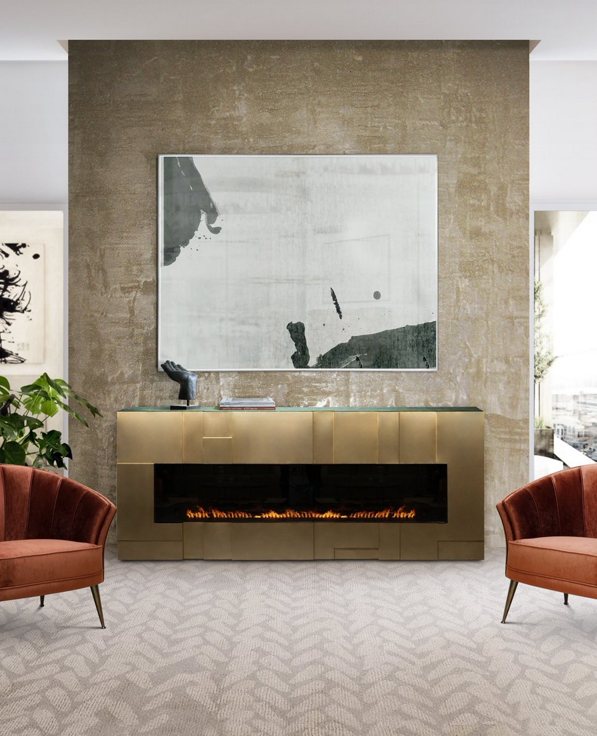 Modern Fireplaces For Your Modern Living Room