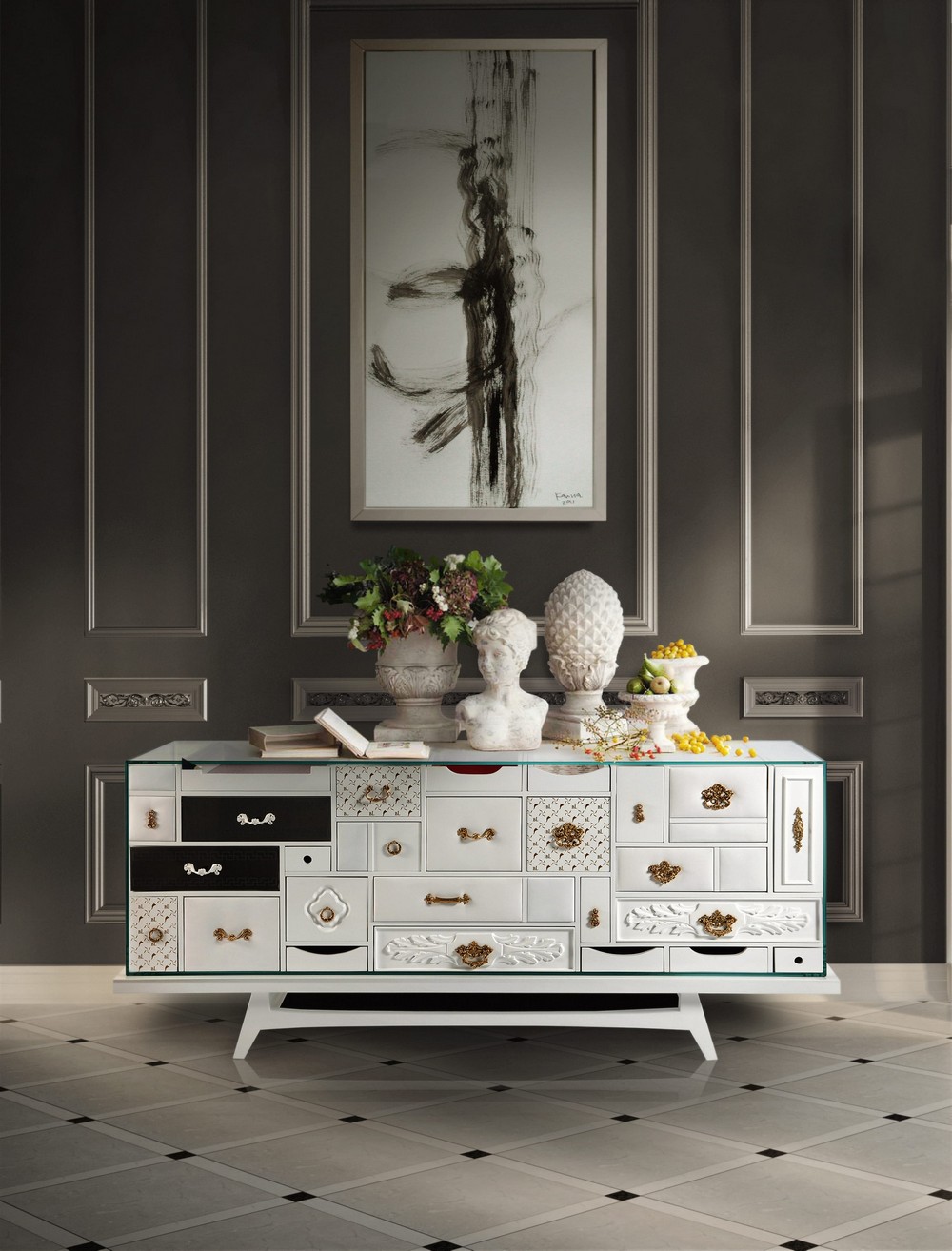 5 Luxury Sideboards Inspired by Art