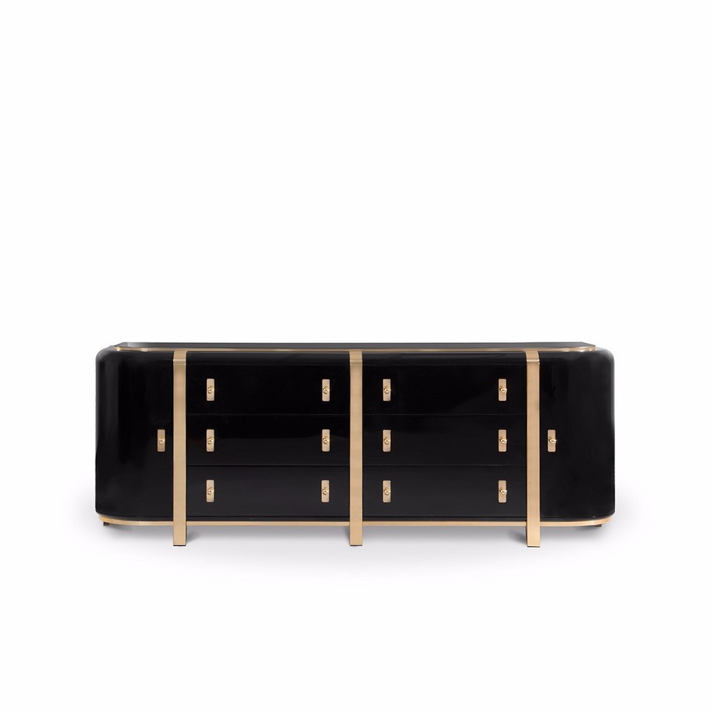 The Color of Mystery: Luxury Credenzas In Black